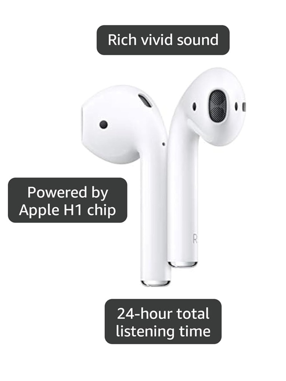 Apple AirPods Wireless Ear Buds - Bluetooth Headphones & Lightning Charging Case - Picture 5 of 16